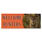Signmission Welcome Hunters Banner Concession Stand Food Truck Single Sided B-96-30190 - alternate 1